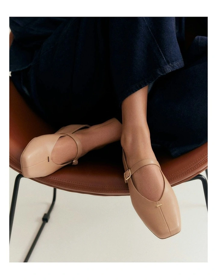 April Casual Flats in Tan image 2