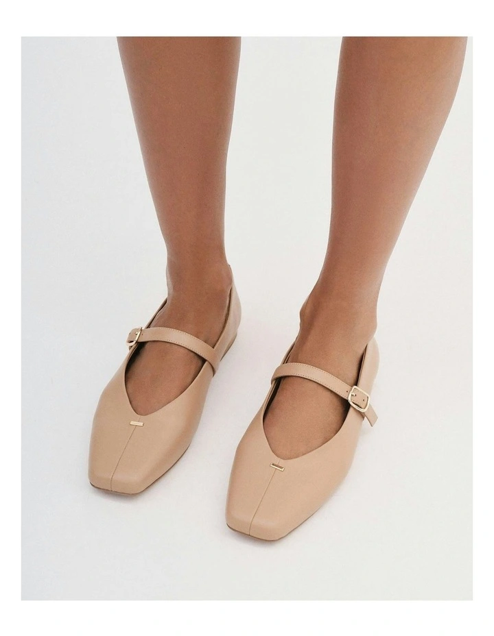 April Casual Flats in Tan image 7