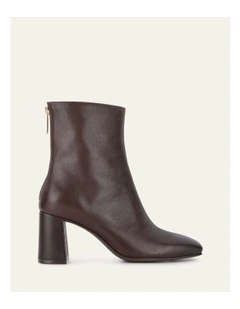 Nevada Mid Ankle Boots in Chocolate
