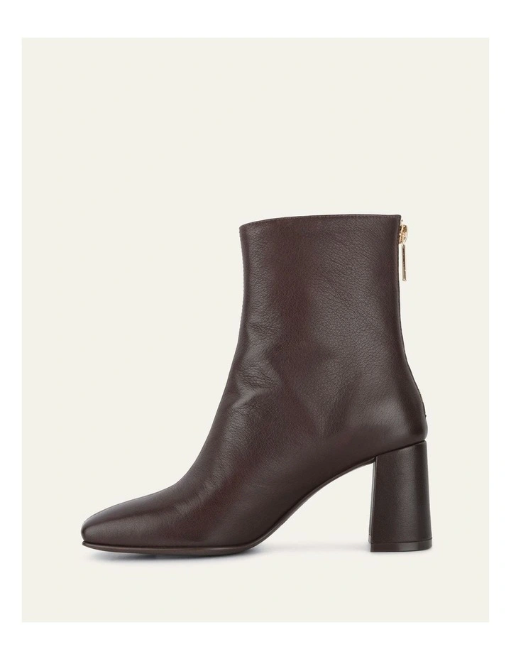 Nevada Mid Ankle Boots in Chocolate image 6