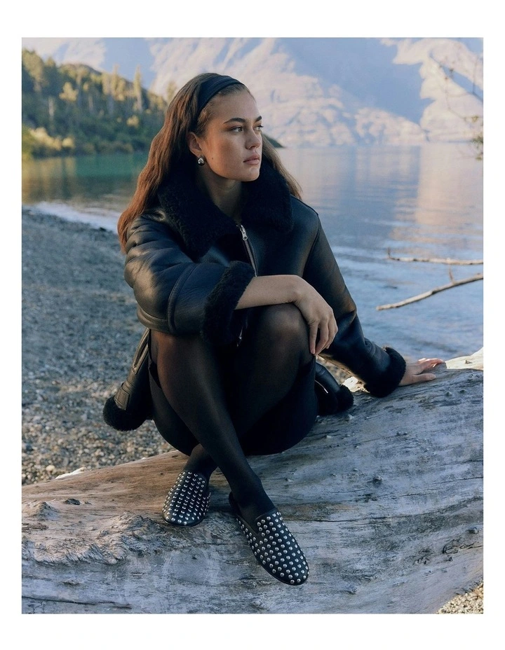 Gracie Casual Flats in Black image 7