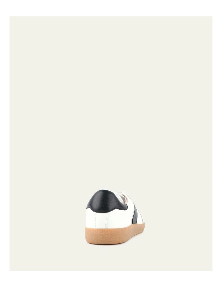 Lola Leather Sneakers in Black image 5