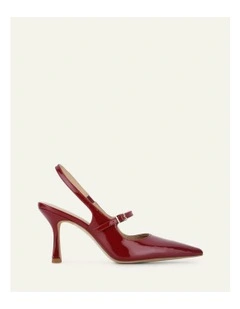 Archer High Heels in Ruby Red Patent