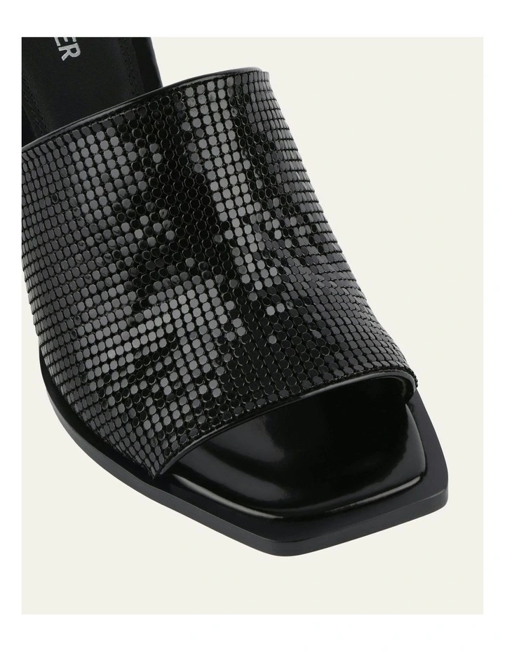 Cupid High Heel Sandals in Black image 4