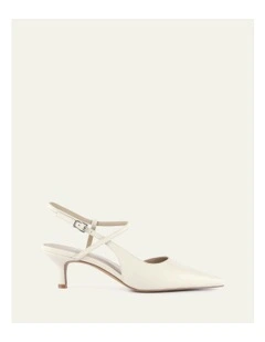 Ricki Mid Heels in Off White