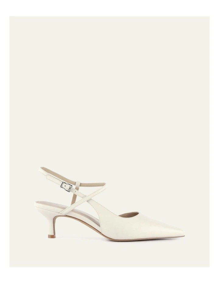 Ricki Mid Heels in Off White image 1