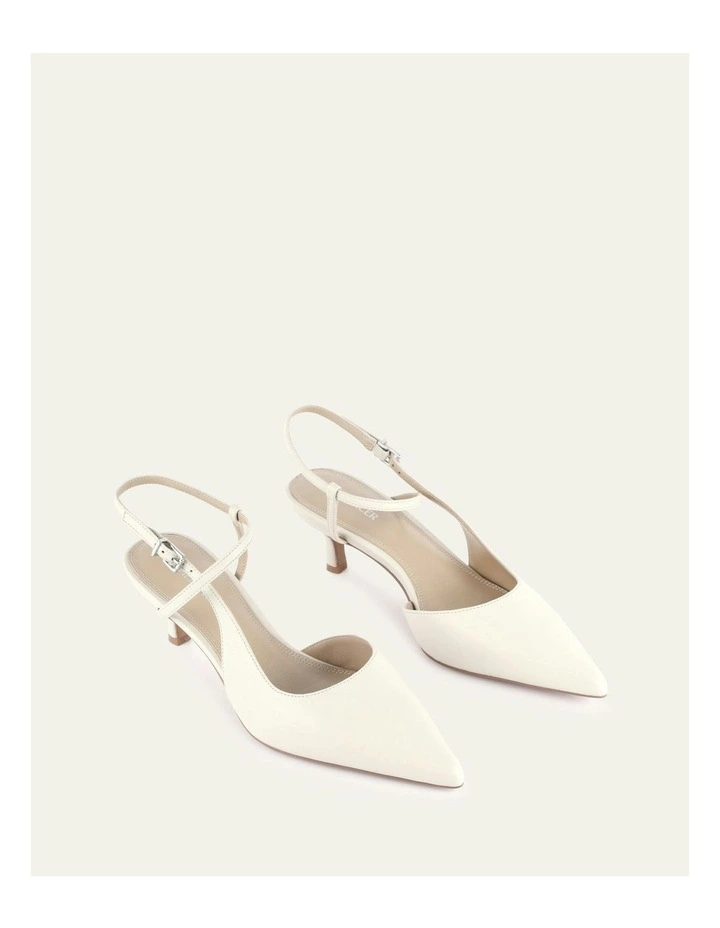 Ricki Mid Heels in Off White image 3