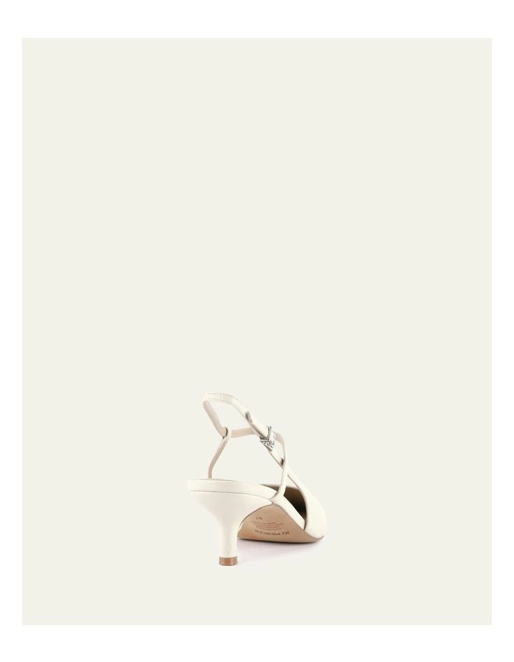 Ricki Mid Heels in Off White image 5