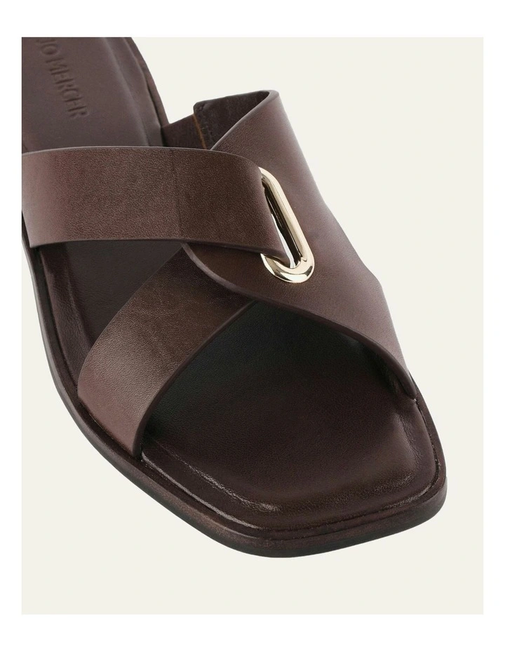 Piper Flat Slides in Chocolate image 4