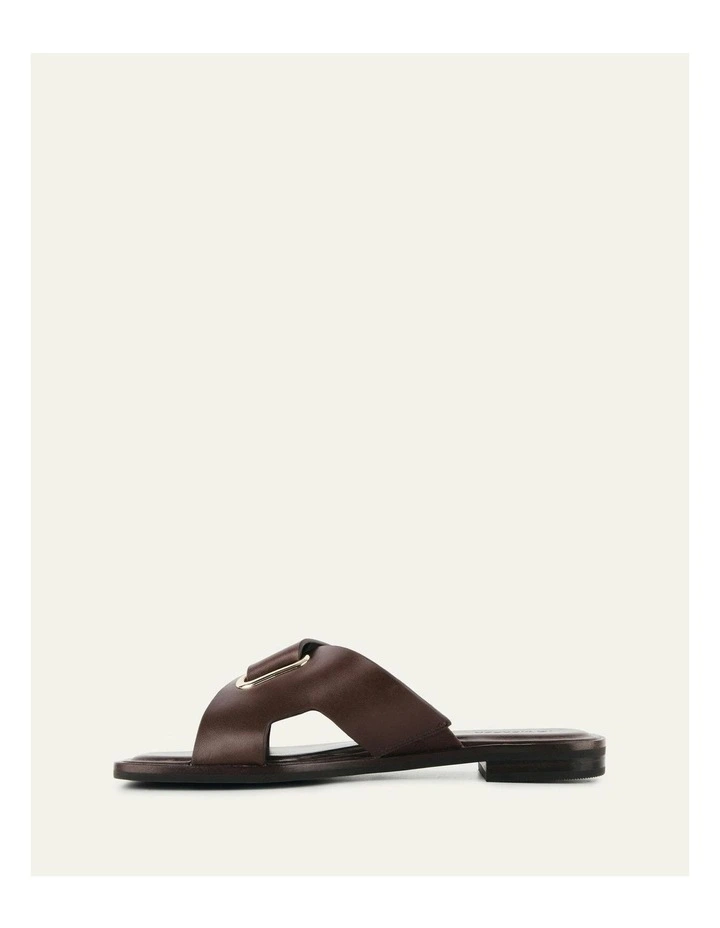 Piper Flat Slides in Chocolate image 6