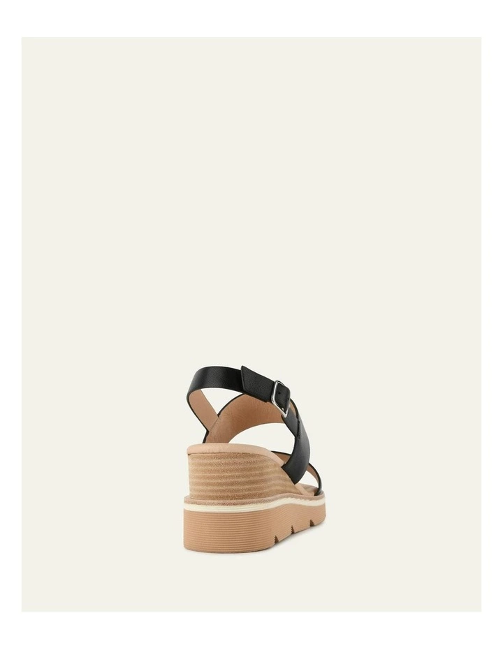 Kinney Wedge Sandal in Black image 5