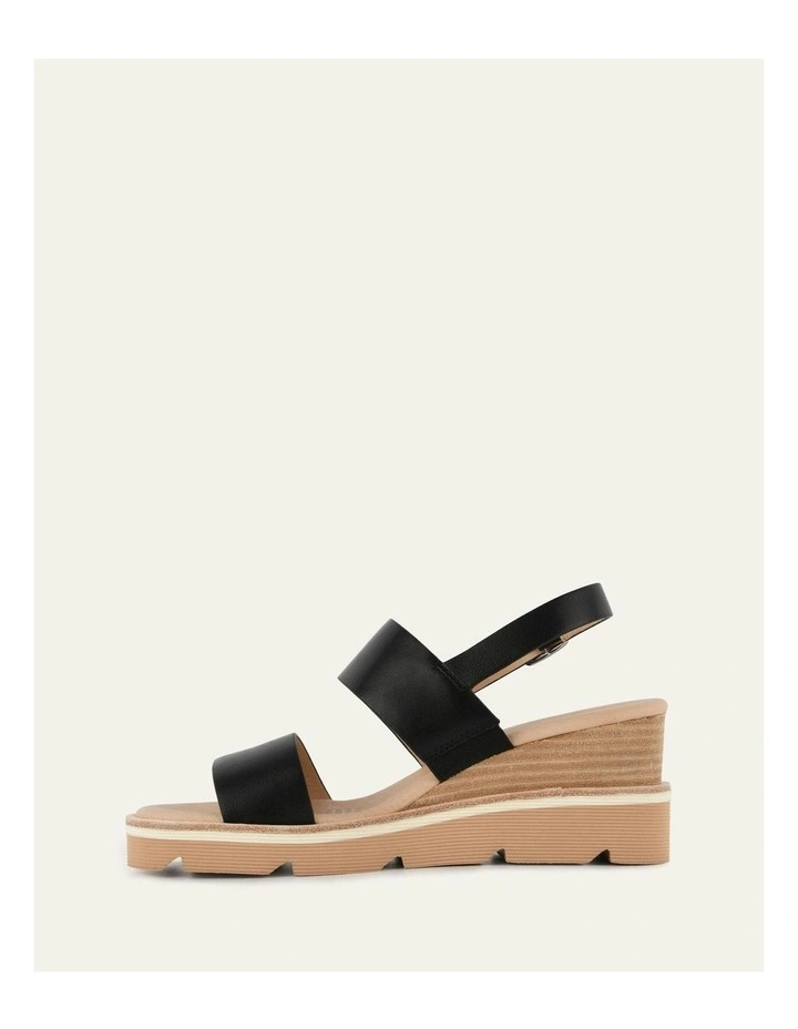 Kinney Wedge Sandal in Black image 6