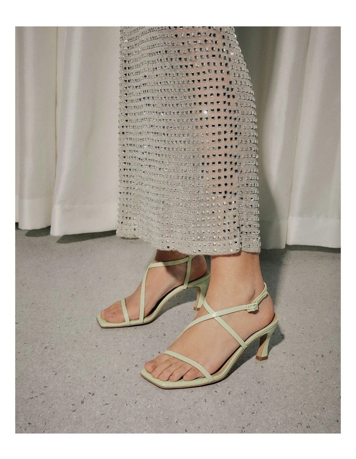 Jockey High Heel Sandals in Honeydew Green image 2