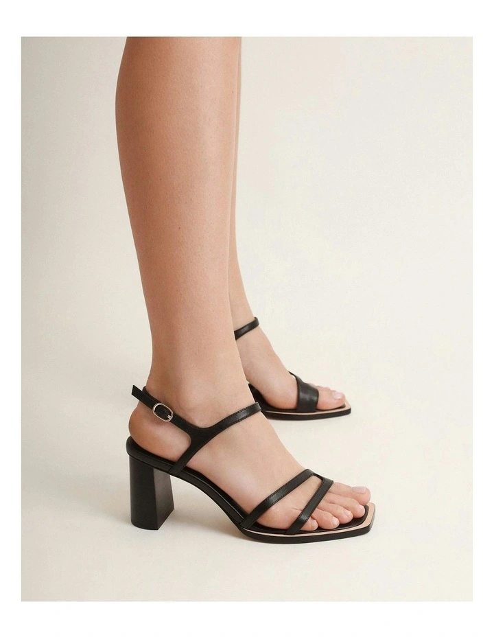Casey High Heel Sandal in Black image 2