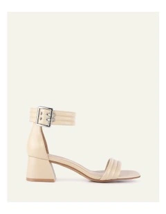 Lyric Mid Heel Sandals in Sand