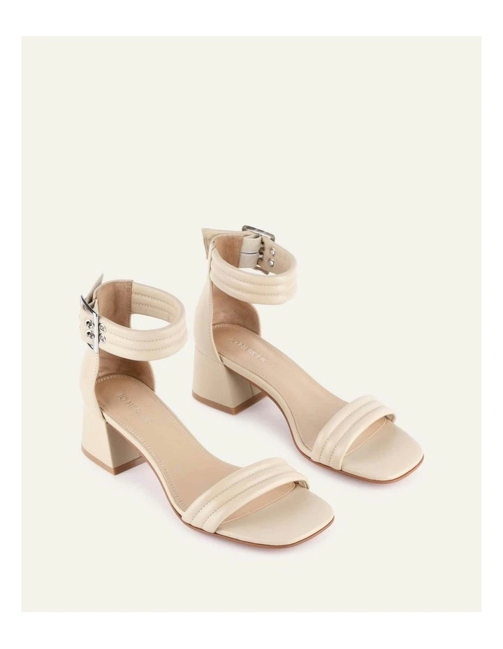Lyric Mid Heel Sandals in Sand image 3