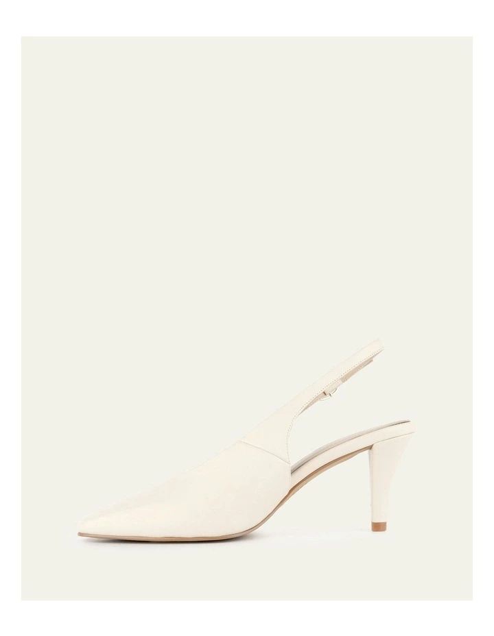 Justine Mid Heel in Off White image 6