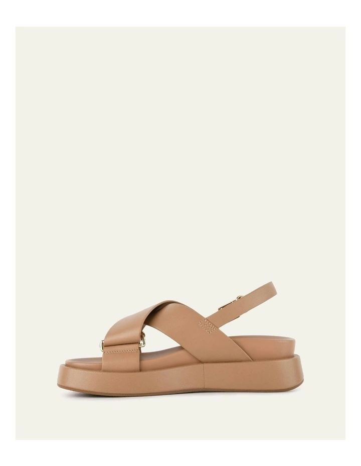Marley Flat Sandals in Tan image 6