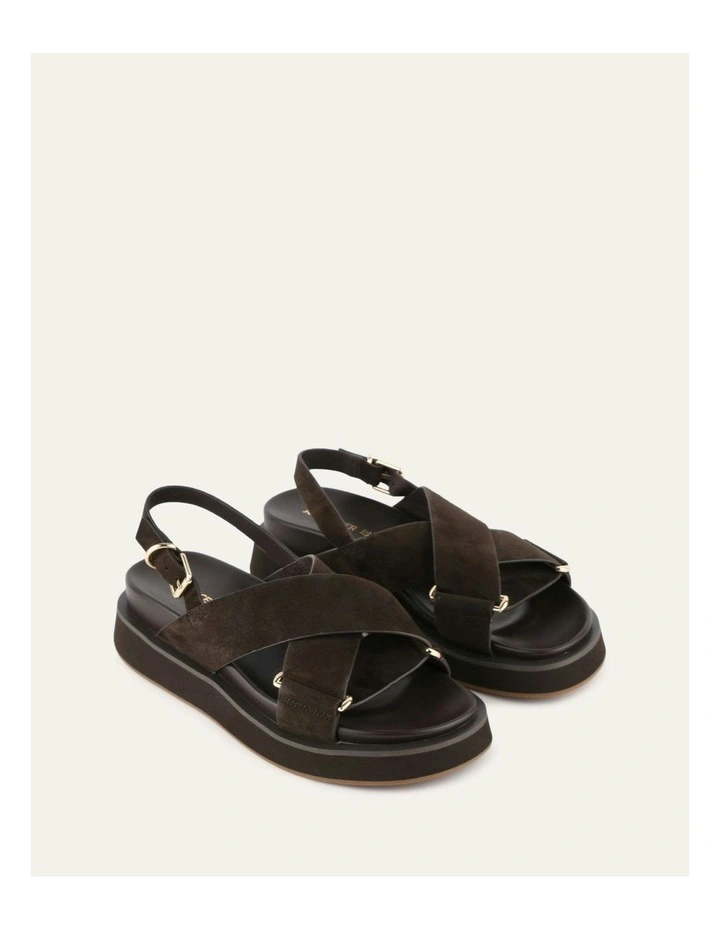 Marley Flat Sandals in Espresso image 3