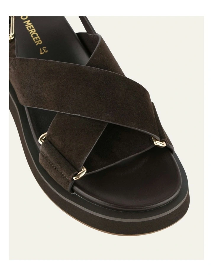 Marley Flat Sandals in Espresso image 4
