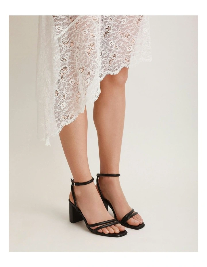 Nino High Heel Sandals in Black image 2