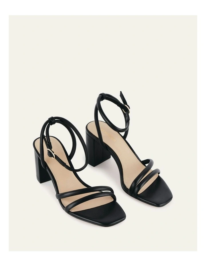 Nino High Heel Sandals in Black image 3