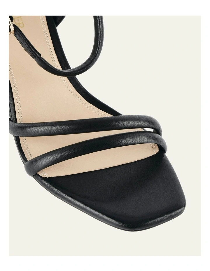 Nino High Heel Sandals in Black image 4