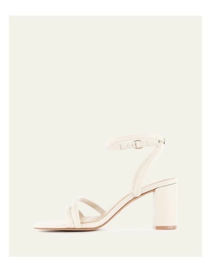 Nino High Heel Sandals in Off White image 6