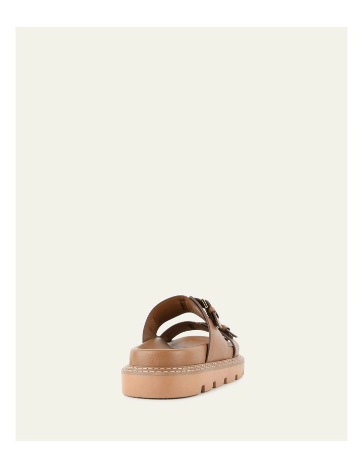 Vichy Flat Sandals in Tan image 5