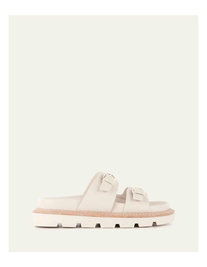 Vichy Flat Sandals in Off White image 1