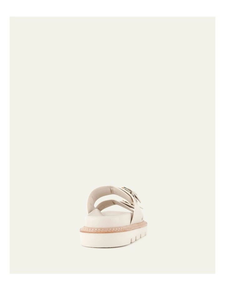 Vichy Flat Sandals in Off White image 5