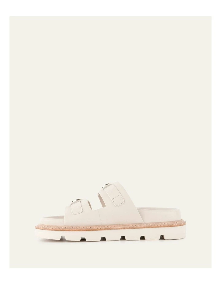 Vichy Flat Sandals in Off White image 6