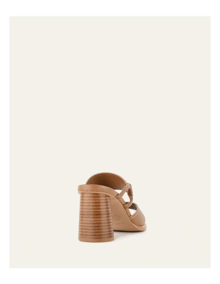 Cammy Mid Heel Sandals in Tan image 5