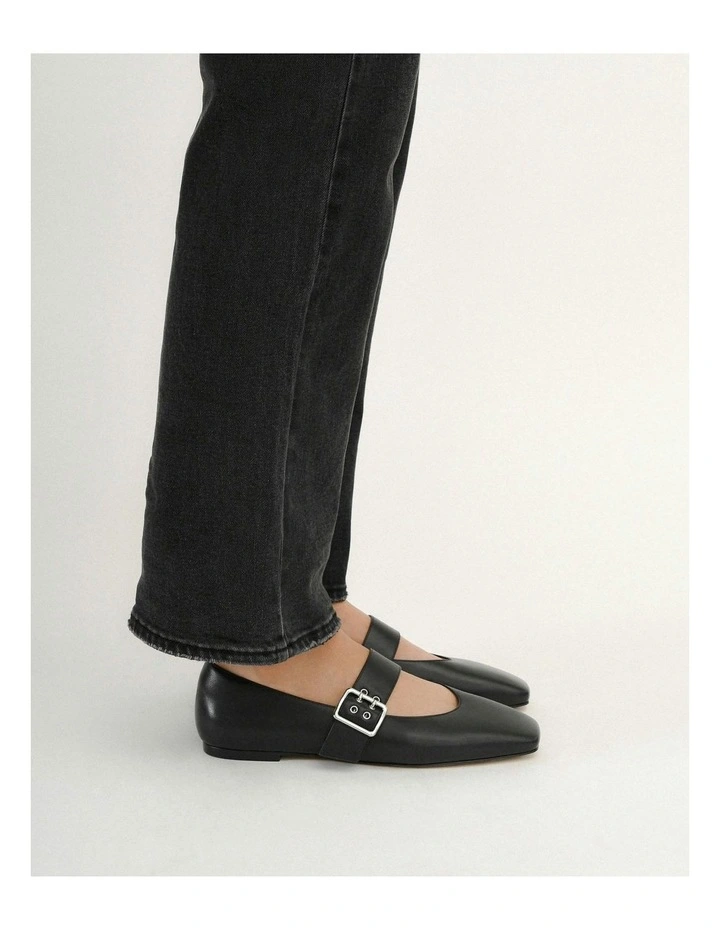 Sarah Casual Flats in Black image 2