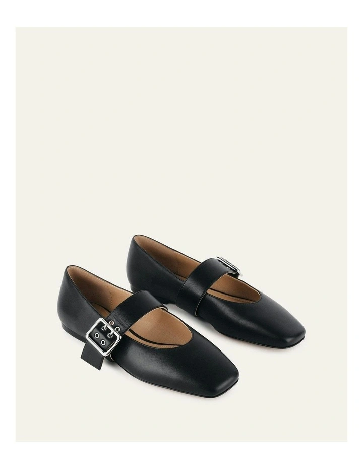 Sarah Casual Flats in Black image 3