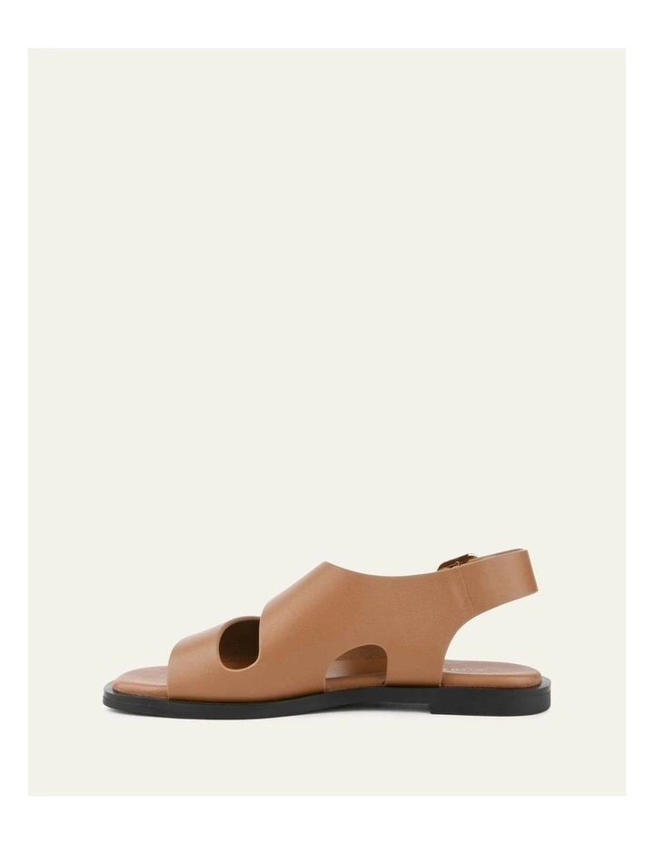 Sadie Flat Sandals in Caramel image 6