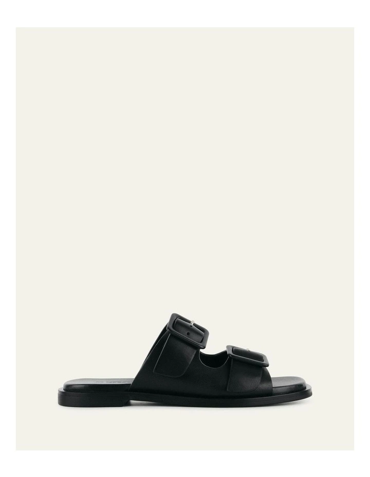Sebastian Flat Slide in Black image 1