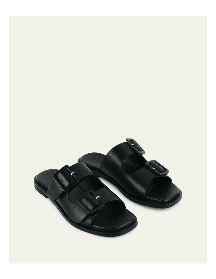 Sebastian Flat Slide in Black image 2