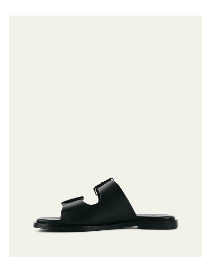 Sebastian Flat Slide in Black image 4