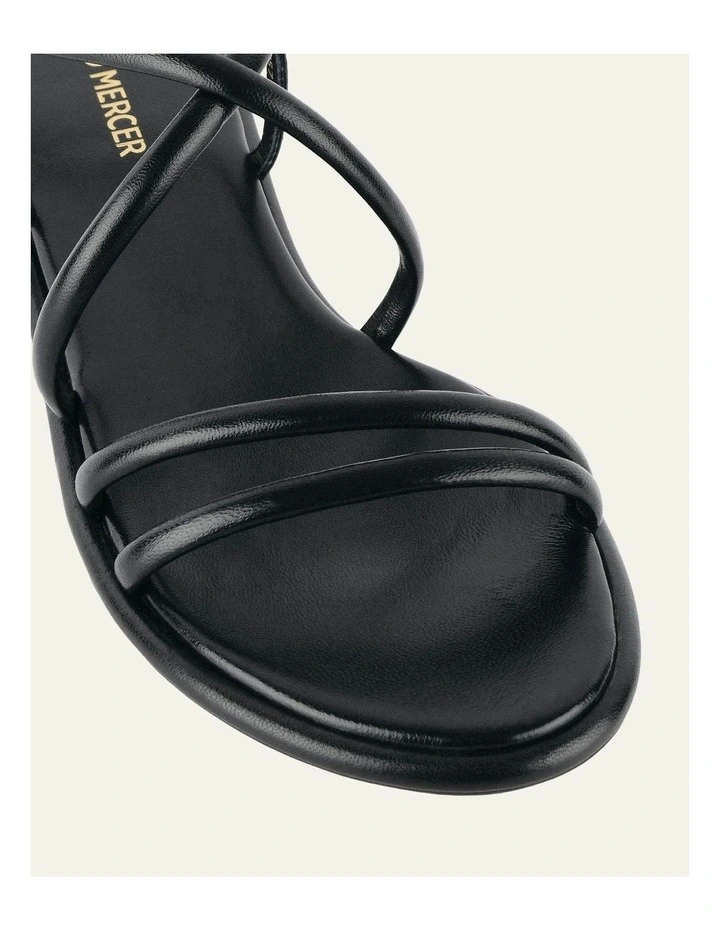 Catalina Flat Sandals in Black image 4