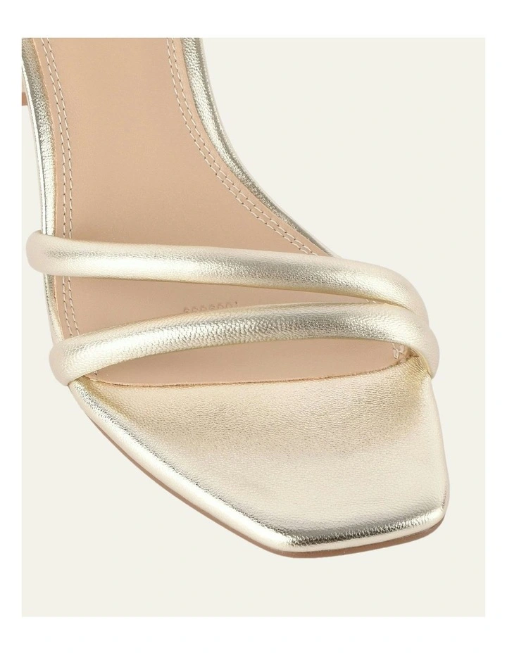 Nino High Heel Sandals in Soft Gold image 4