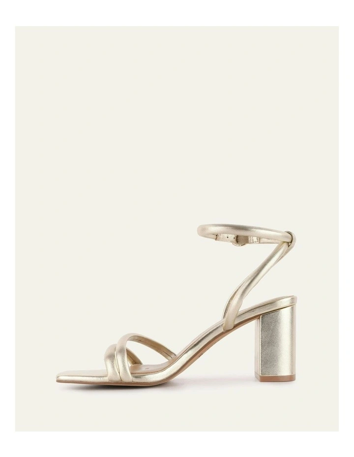 Nino High Heel Sandals in Soft Gold image 6