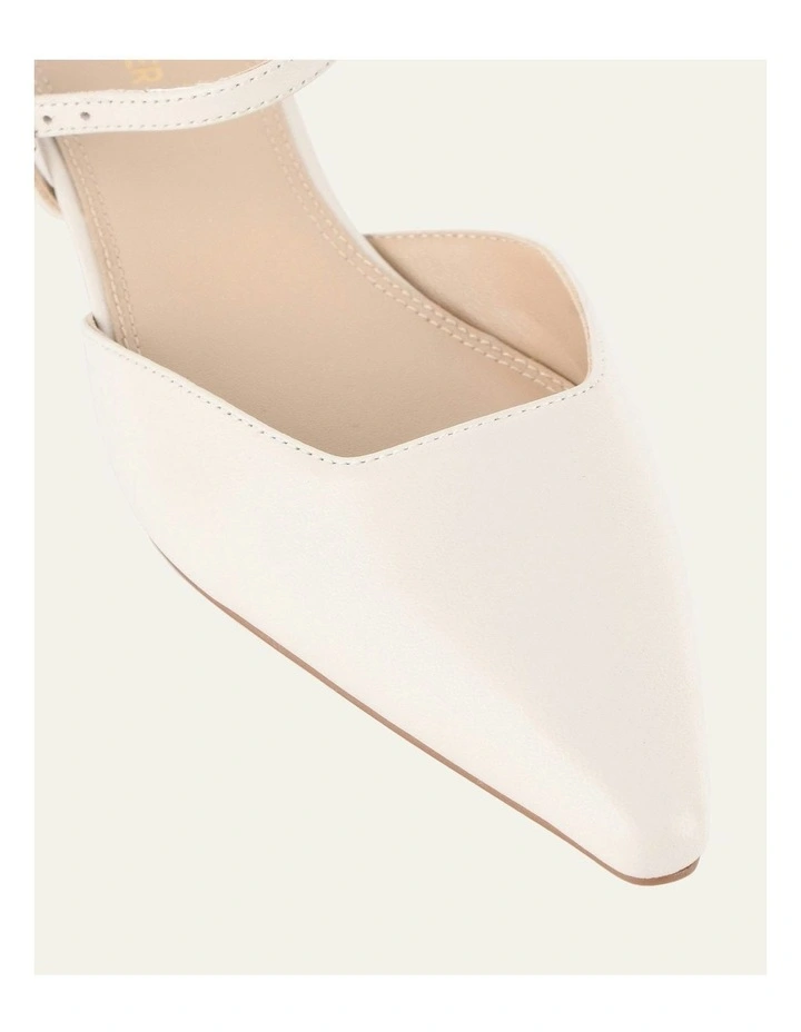 Virginie Dress Flats in Off White image 4