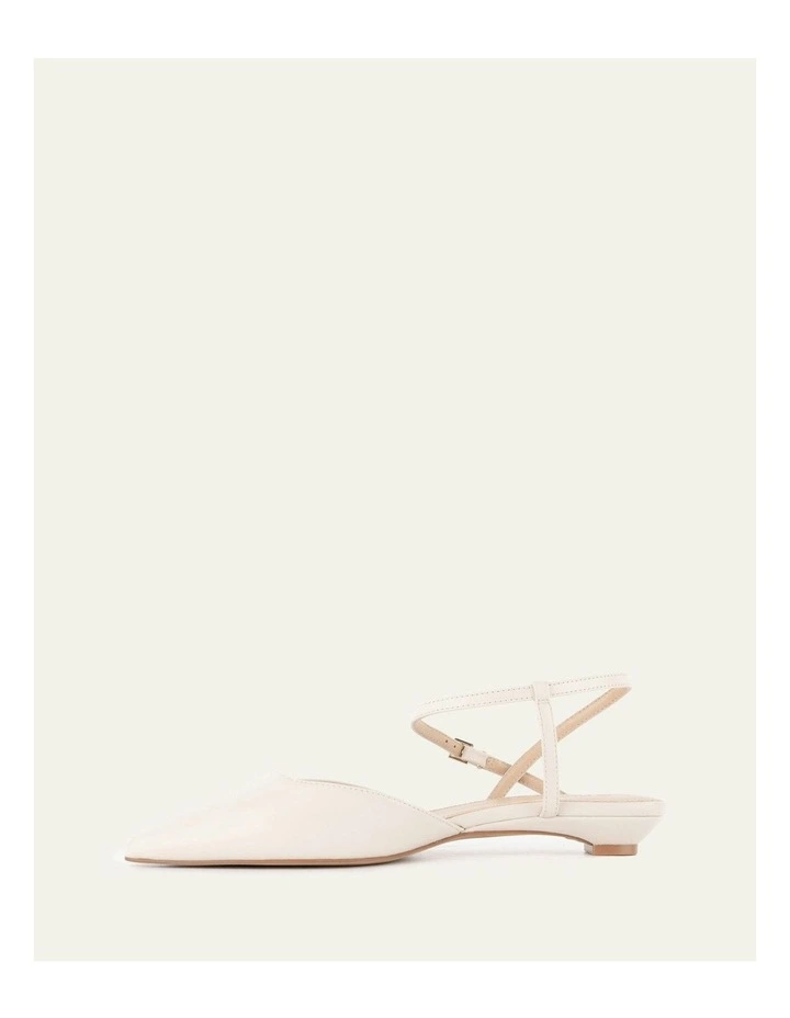 Virginie Dress Flats in Off White image 6