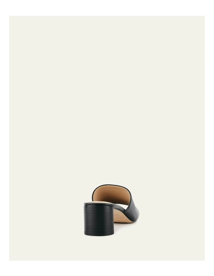 Herbie Mid Heel Sandals in Black image 5