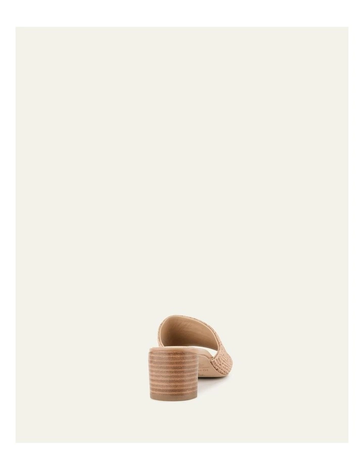 Herbie Mid Heel Sandals in Tan image 6