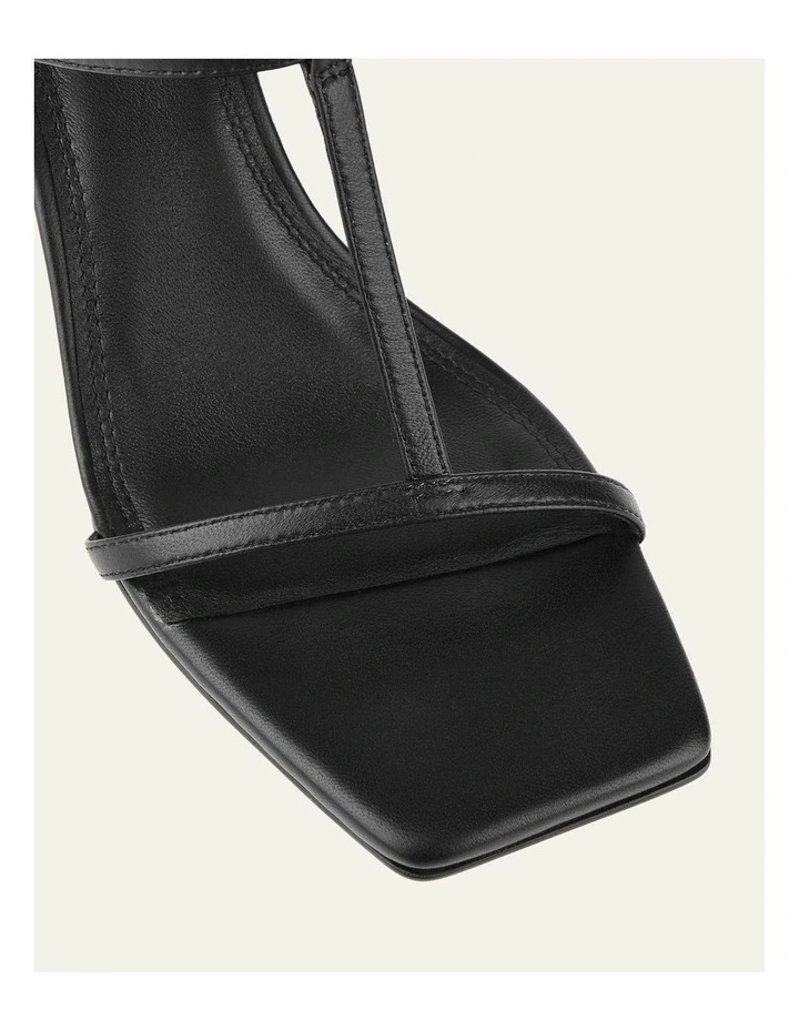 Ophelia Mid Heel Wedges in Black image 4