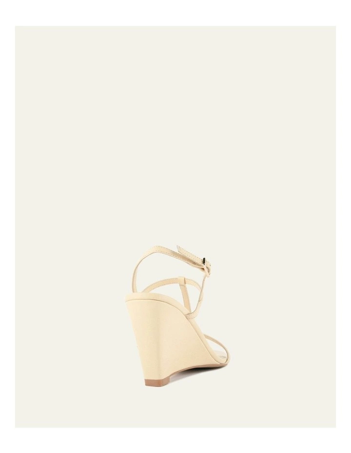 Ophelia Mid Heel Wedges in Butter image 4