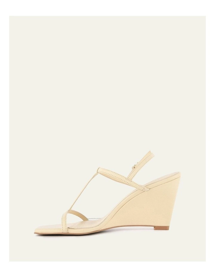 Ophelia Mid Heel Wedges in Butter image 5