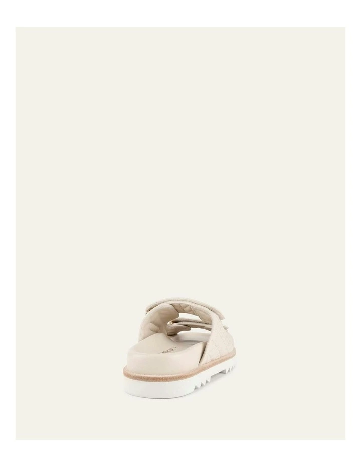 Verity Flat Sandals in Off White image 5
